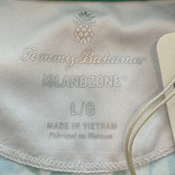 TOMMY BAHAMA Women’s Island Zone Aubrey Seaside Brights Mock  Top Size L NWT - Picture 7 of 14